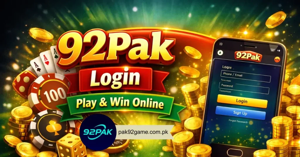 92Pak Login – Play & Win Online